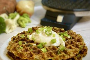 Confetti Fritters/ Savory Waffles