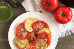 Tomato and Eggplant Rounds