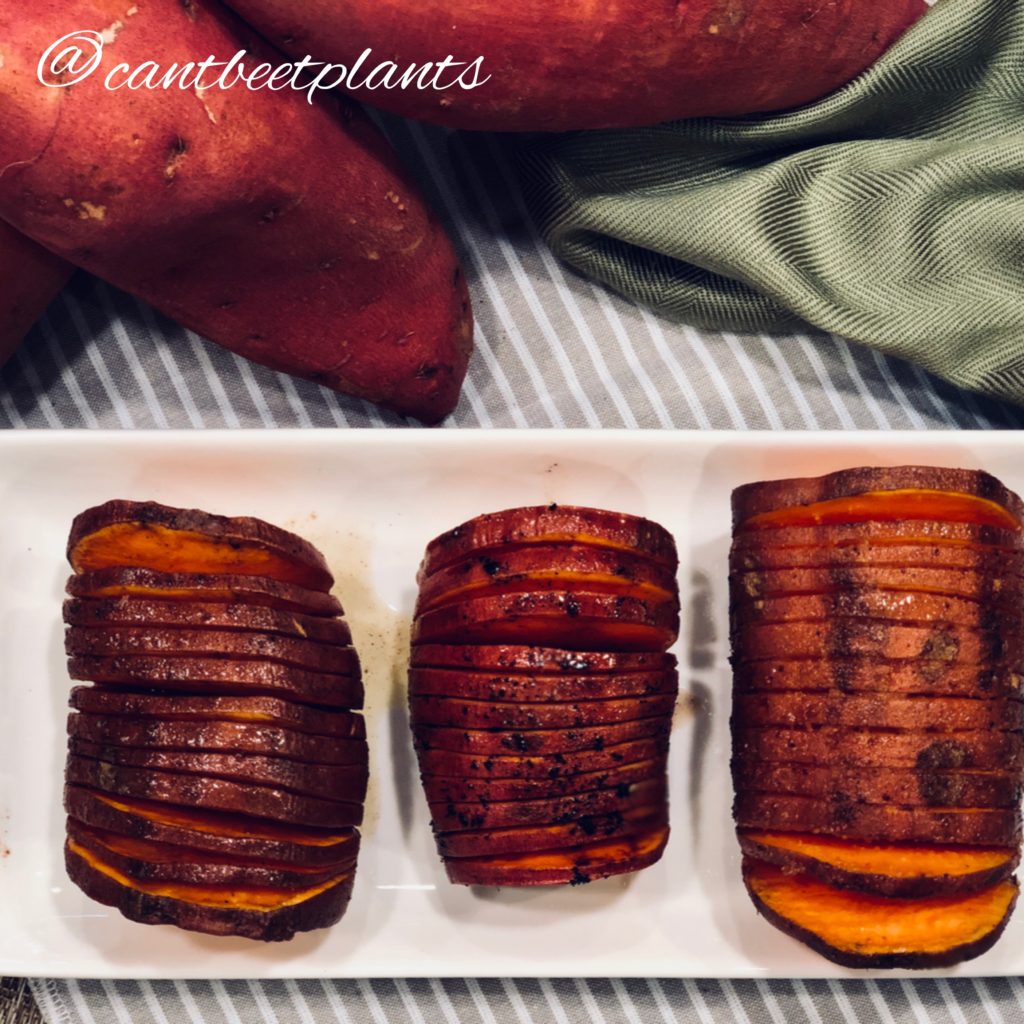 Hasselback Sweet Potatoes Three Ways – Cant Beet Plants