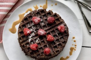 Chocolate Brownie Waffles, Pancakes, and Muffins