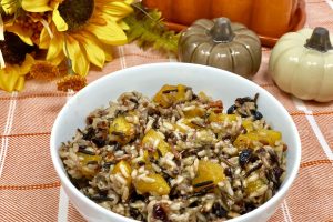 Wild Rice With Spiced Pumpkin