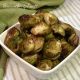 Maple and Garlic Brussels Sprouts