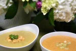 Chilled Cantaloupe Soups