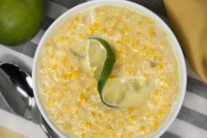 Chilled Corn and Coconut Cream Soup