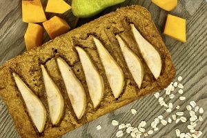 Butternut Squash and Gingered Pear Bread