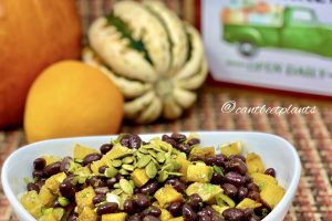 Black Beans with Chili Spiced Squash and Orange