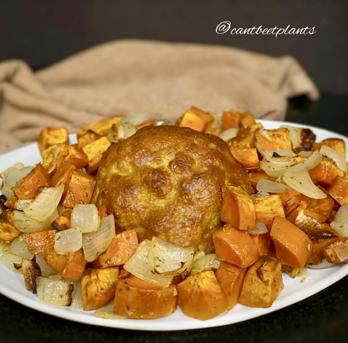 Roasted Cauliflower With Sweet Potatoes and Onions – Cant Beet Plants