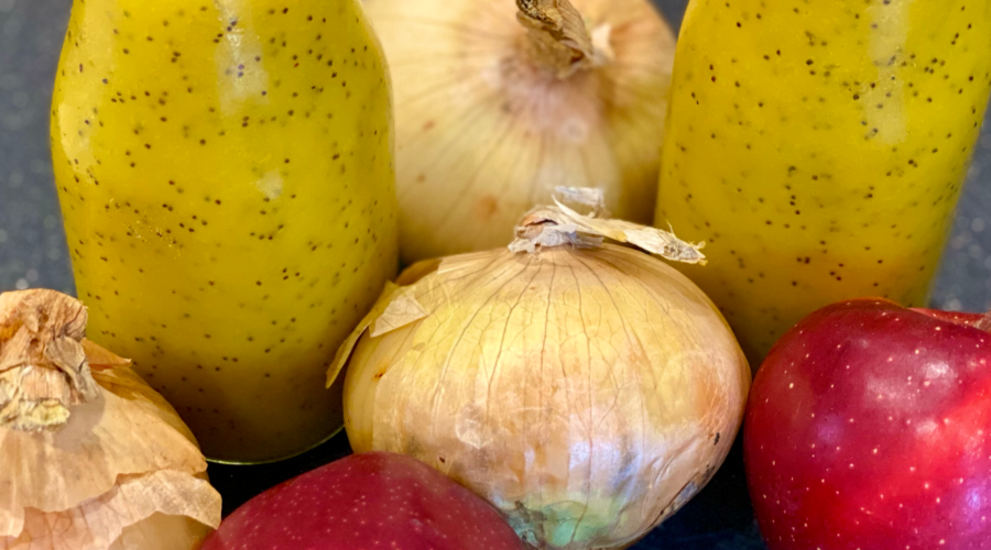 Oil Free Sweet Onion and Cider Dressing