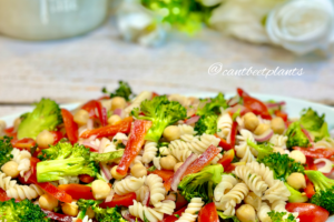 Pasta Veggie Salad With Chickpeas