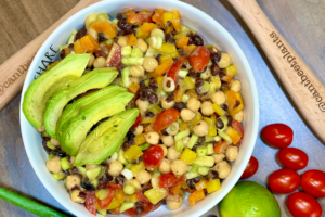 Black Bean and Chickpea Salad