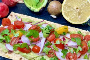 Cannellini Bean and Avocado Veggie Wrap