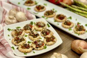 Mushroom, Asparagus and Red Pepper Stuffed Puff Pastry