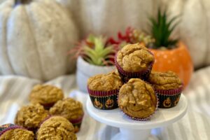 Banana Pumpkin Mini-Muffins