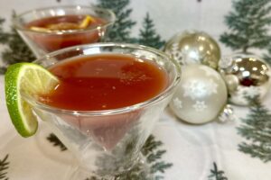 Orange, Pomegranate and Cranberry Mocktail